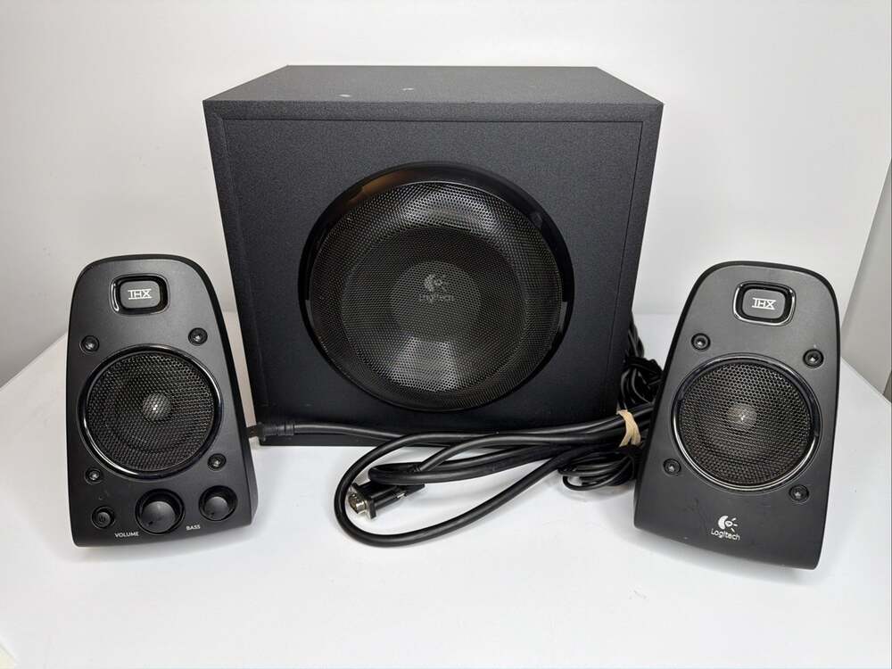 Logitech Z623 THX-Certified 2.1 Speaker System w/ Subwoofer - Tested Working